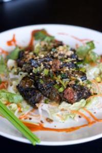 beef in grape leaves