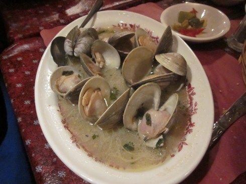 Steamed clams