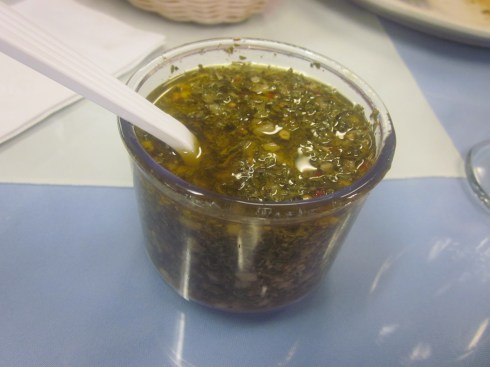 Chimichurri sauce