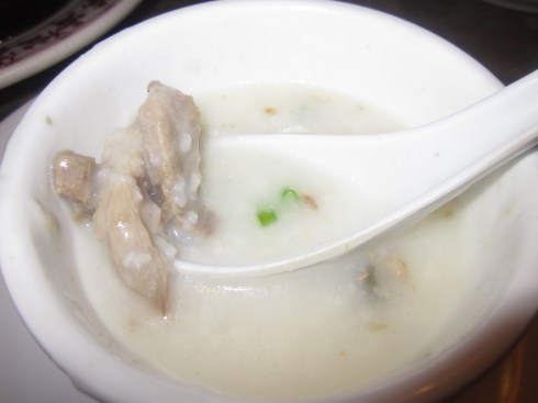 Beef congee