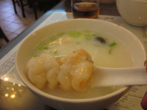Shrimp congee