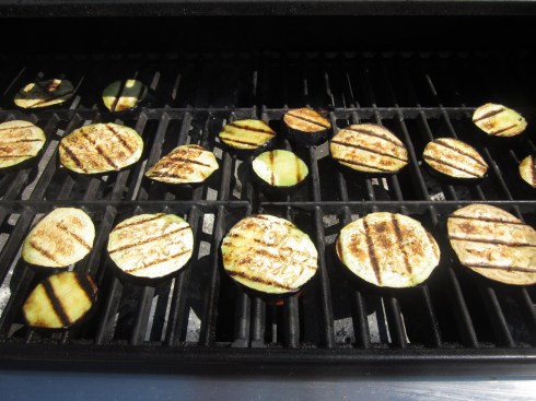 Grilled eggplant