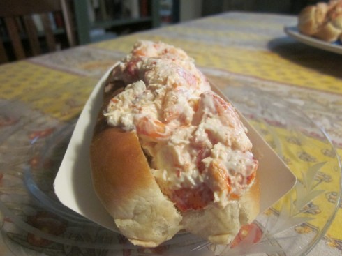 Lobster roll from Young's