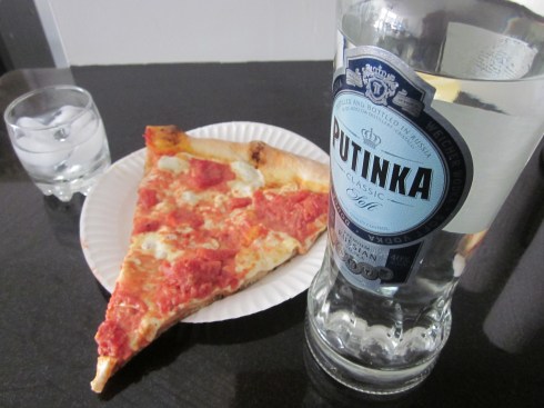 vodka and pizza