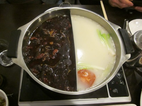 The yin and the yang of hot pots.