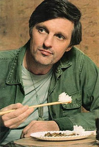 Zio posing as a doctor who actually knew how to use chopsticks.