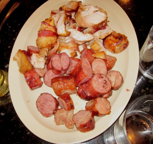 ...and even more meat.