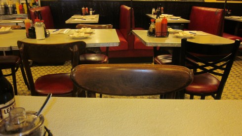 Seen old booths like that anywhere before?