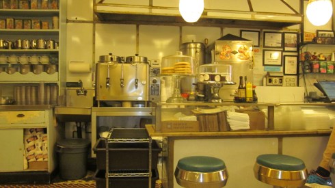 Looks like any "old fashion'" diner counter, doesn't it?