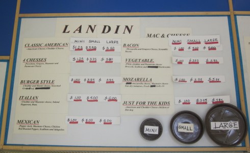 Nine options and three sizes.