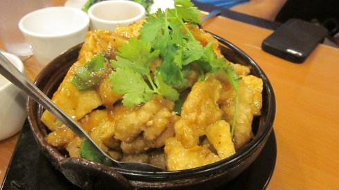 The winner: fish and bean curd casserole.