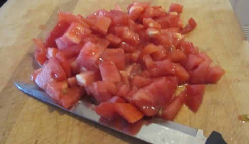 chopped tomatoes