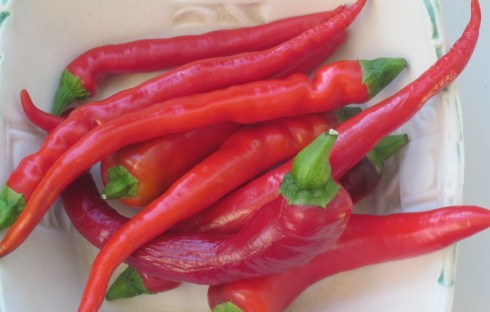 Cayenne peppers