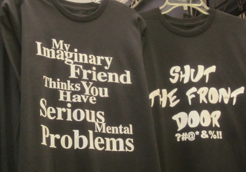 Witty t-shirts for sale.