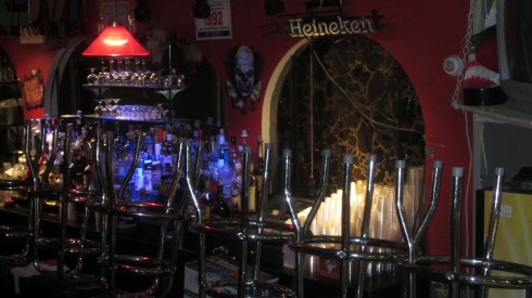 A bar only an evil clown could love.