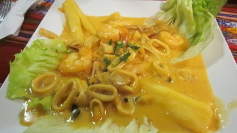 Seafood with Peruvian Velveeta