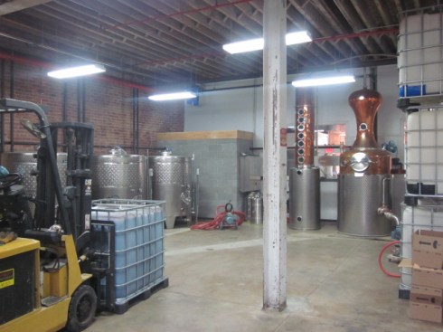 Some of the machinery at the TNE Distillery run by Bridgit Firtle.