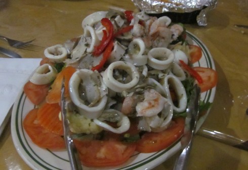 Seafood salad